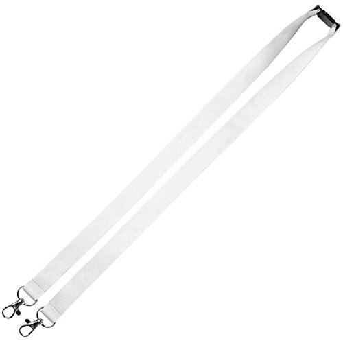 Additional Image 3 - a white strap with black tips