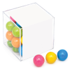 Additional Thumbnail Image 1 - a white cube with colorful balls in it