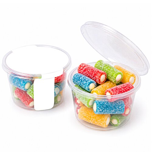 Additional Image 2 - a plastic cups with colorful candies in them