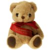 View Image 2 of 4 of 13cm Jointed Honey Bear with Ribbon Sash