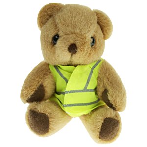Additional Image 2 - a stuffed animal wearing a safety vest