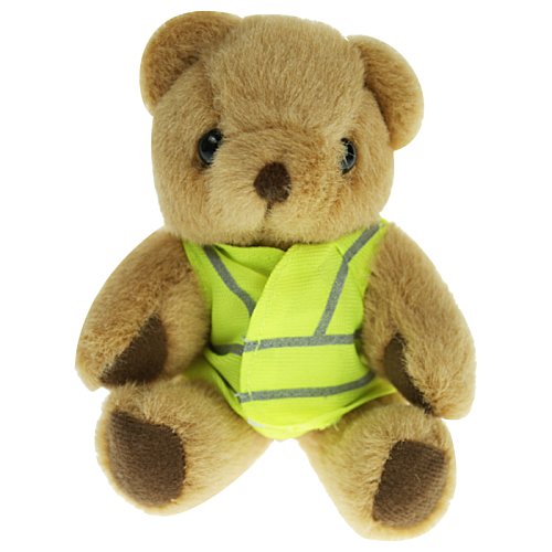 Additional Image 2 - a stuffed animal wearing a safety vest