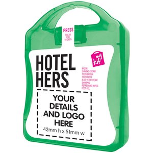 Additional Image 1 - a green and white label with black text