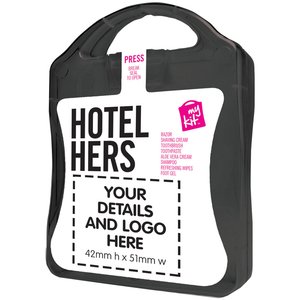 Additional Image 2 - a black and white tag with white text