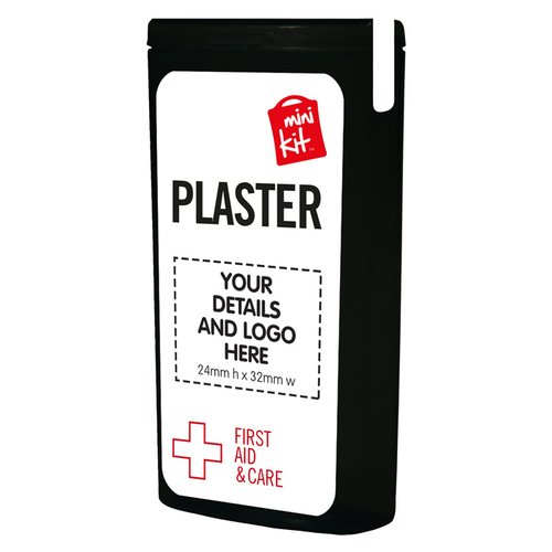 Additional Image 1 - a black and white rectangular object with a white label