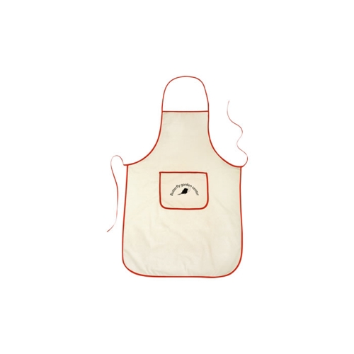 Additional Image 1 - a white apron with a square on it
