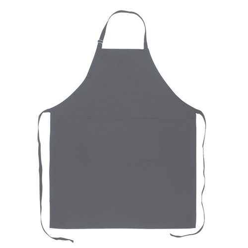Additional Image 1 - a grey apron with a white border