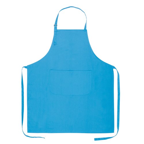 Additional Image 3 - a blue apron on a white background