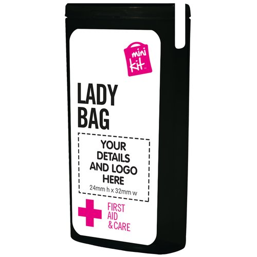 Additional Image 1 - a black and white package with a white label
