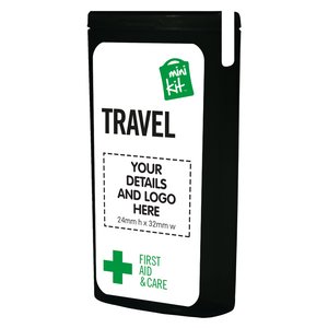 Additional Image 1 - a black and white rectangular object with a white label