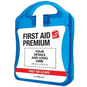 Additional Image 2 - a blue and white first aid kit