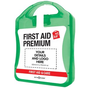 Additional Image 3 - a green and white first aid kit