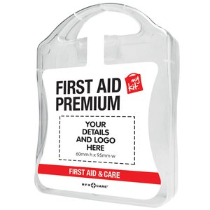 Additional Image 6 - a white and red label on a white background