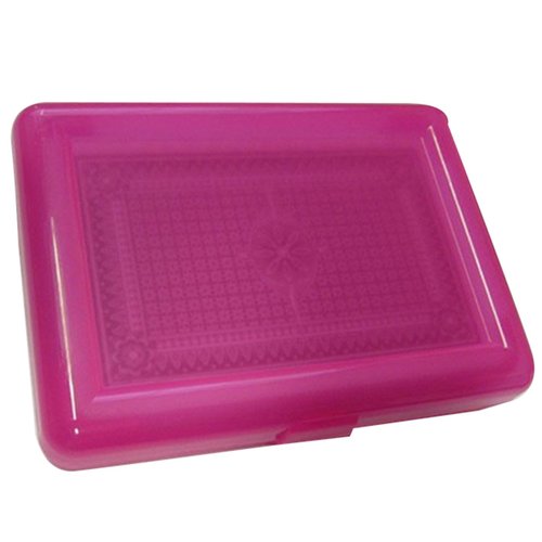 Additional Image 3 - a pink plastic container on a white background