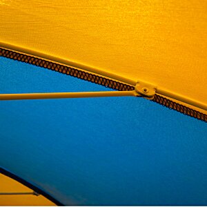 Additional Image 3 - a blue and yellow umbrella