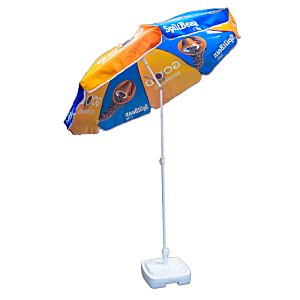 Additional Image 5 - a blue and yellow umbrella