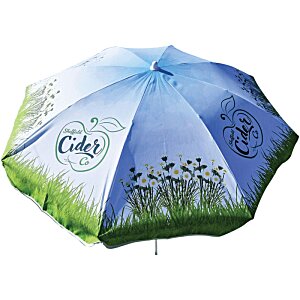 Additional Image 9 - a blue and green umbrella
