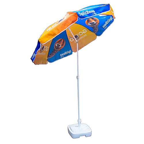 Additional Image 5 - a blue and yellow umbrella