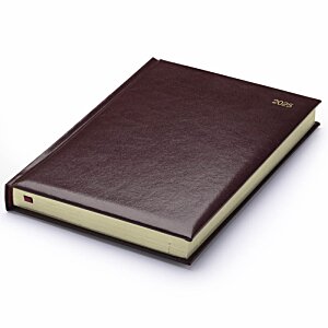 Additional Image 4 - a brown book with a red lid