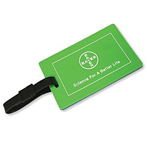 Additional Image 1 - a green tag with a black handle