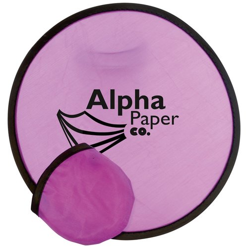 Additional Image 1 - a pink circle with black text and a purple object