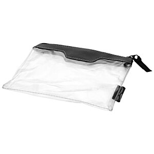 Additional Image 3 - a clear plastic bag with a black handle