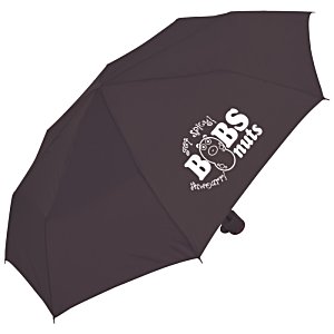 Additional Image 2 - a black umbrella with white text