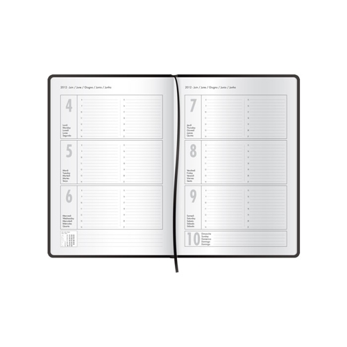 Additional Image 1 - a white notebook with a black pencil