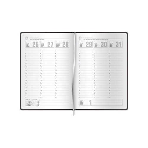 Additional Image 1 - a white open book with black edges