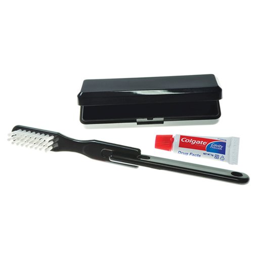 Additional Image 2 - a black case with a black pen and a red and blue marker