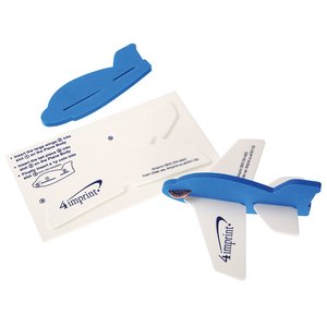 Additional Image 3 - a group of blue airplane shaped objects