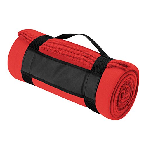 Additional Image 4 - a red and black blanket