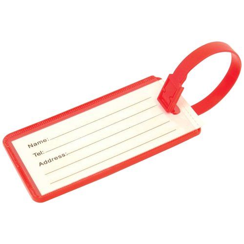 Additional Image 1 - a red and white tag