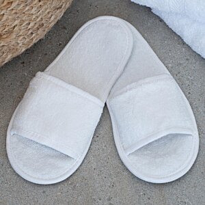 Additional Image 3 - a pair of white slippers