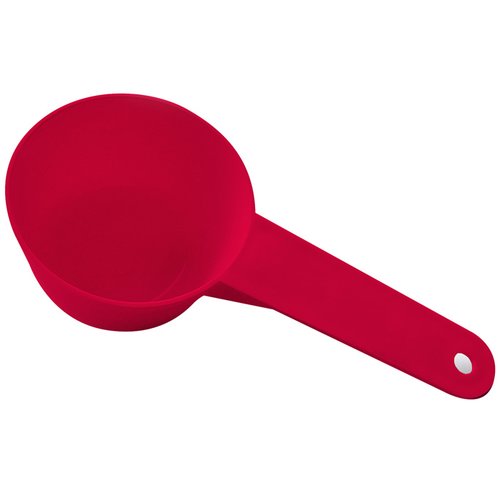 Additional Image 1 - a red plastic spoon with a handle