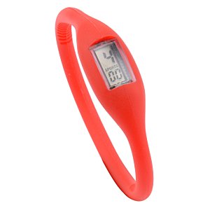 Additional Image 12 - a red watch with a clear screen