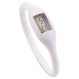 Additional Image 4 - a white watch with a digital display