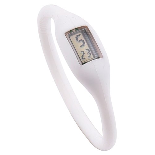 Additional Image 4 - a white watch with a digital display