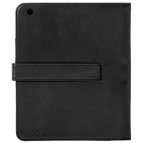 Additional Image 4 - a black leather case with a strap