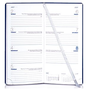 Additional Image 1 - a white calendar with blue text
