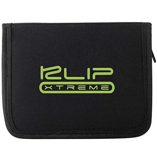 Additional Image 1 - a black wallet with green text