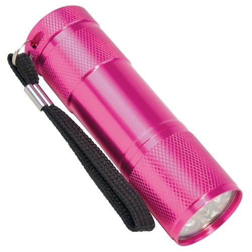 Additional Image 1 - a pink pencil case with a black handle
