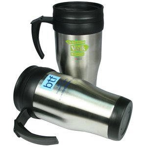 Additional Image 1 - a couple of stainless steel coffee mugs