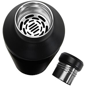 Additional Image 2 - a black and silver thermos