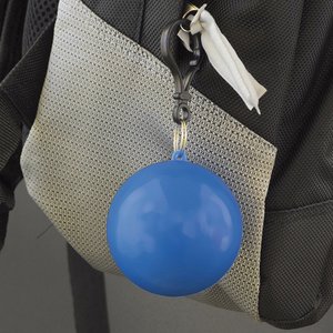 Additional Image 5 - a blue ball on a black and white bag