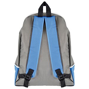 Additional Image 2 - a grey and blue backpack
