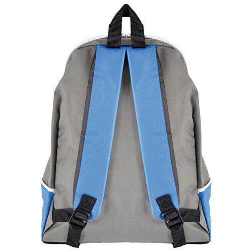 Additional Image 2 - a grey and blue backpack