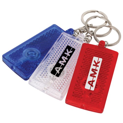 Additional Image 1 - a group of keychains with red white and blue tags