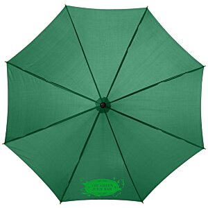 Additional Image 1 - a green umbrella with a black handle