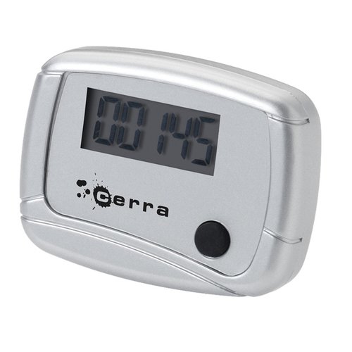 Additional Image 1 - a white digital clock with black numbers